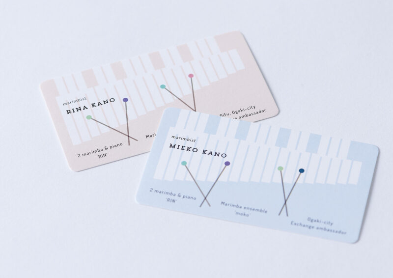 加納三栄子・里奈様／ビジネスカード